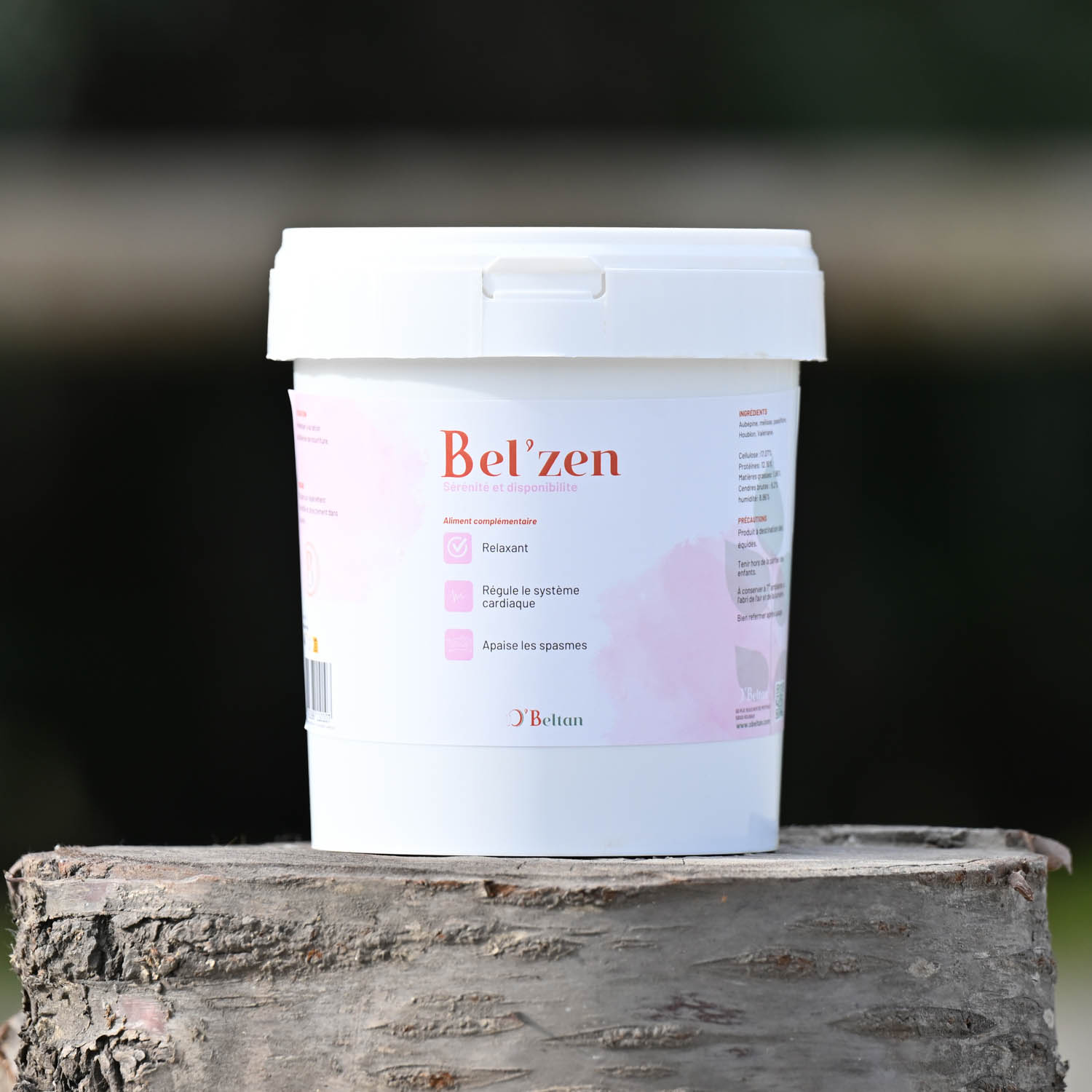 Bel'zen complément naturel stress anxiété cheval poudre O'Beltan