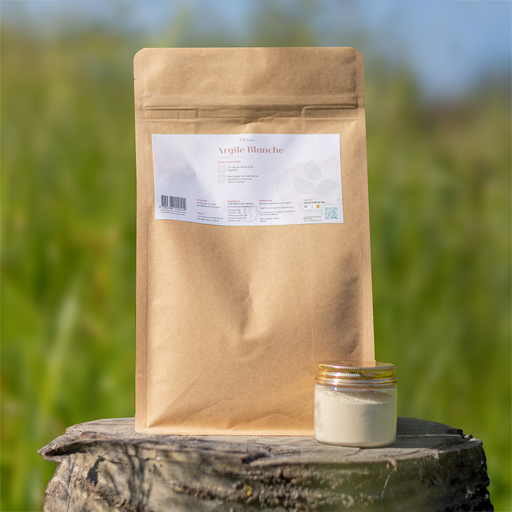 argile blanche cheval détox digestive naturelle O'Beltan sachet 1kg