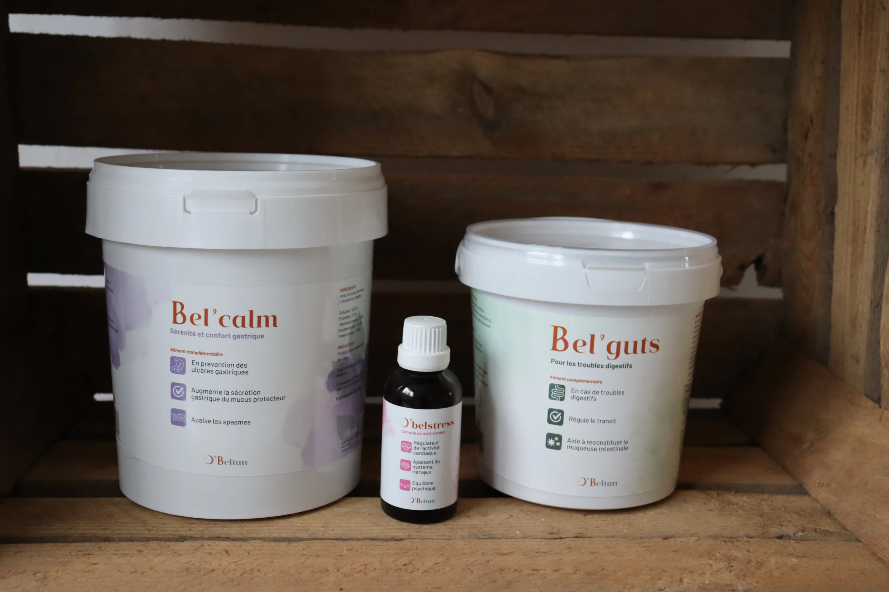 Pack o'confort gastrique ulcères cheval O'beltan